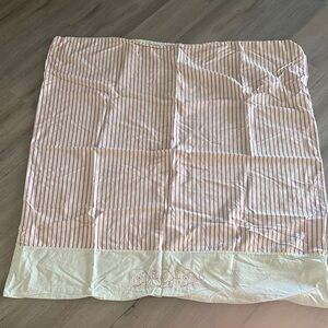 IKEA Pink and White Striped Duvet Cover